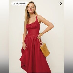 Reformation Balia Linen Dress